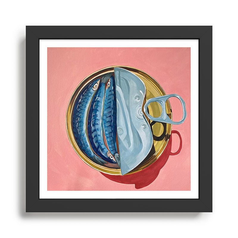 Pink Sardine Framed Art Print Gallery Image 1