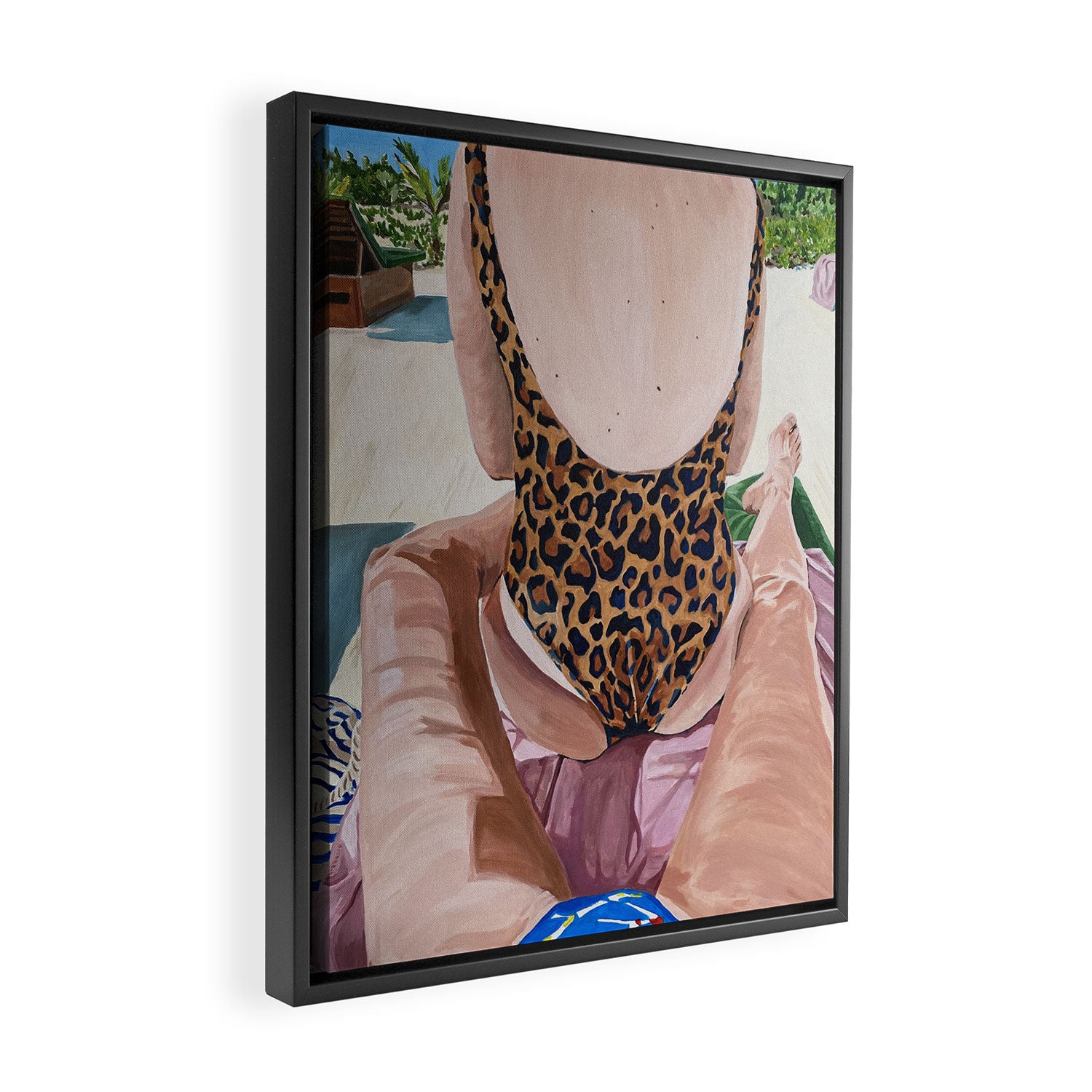 Tan Lines Framed Canvas Print Gallery Image 2