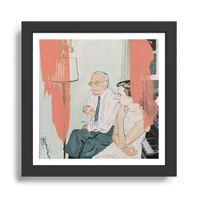 Who Was That Couple Framed Art Print Gallery Image 1