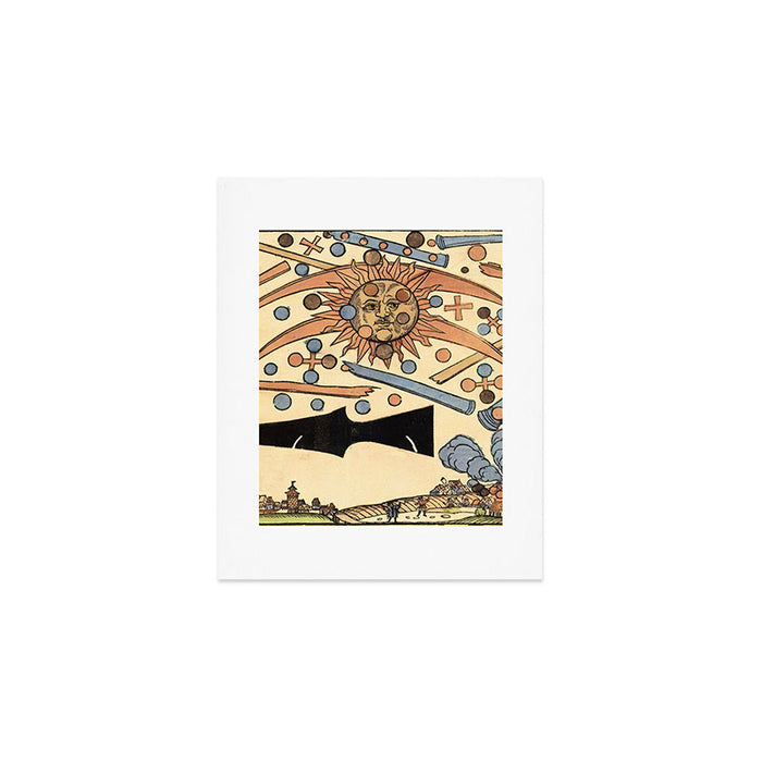 1561 Celestial Phenomenon over Nuremberg Art Print Gallery Image 1
