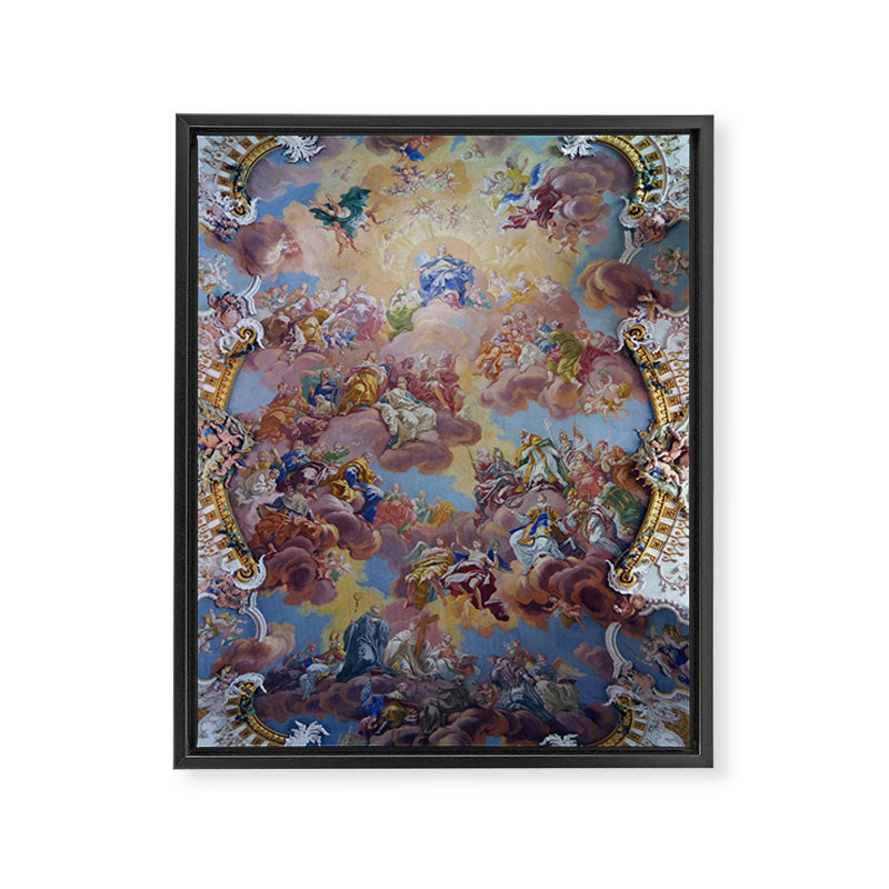 Bartolomeo Altomonte Ceiling fresco Wilhering Abbey Framed Canvas Print Gallery Image 6