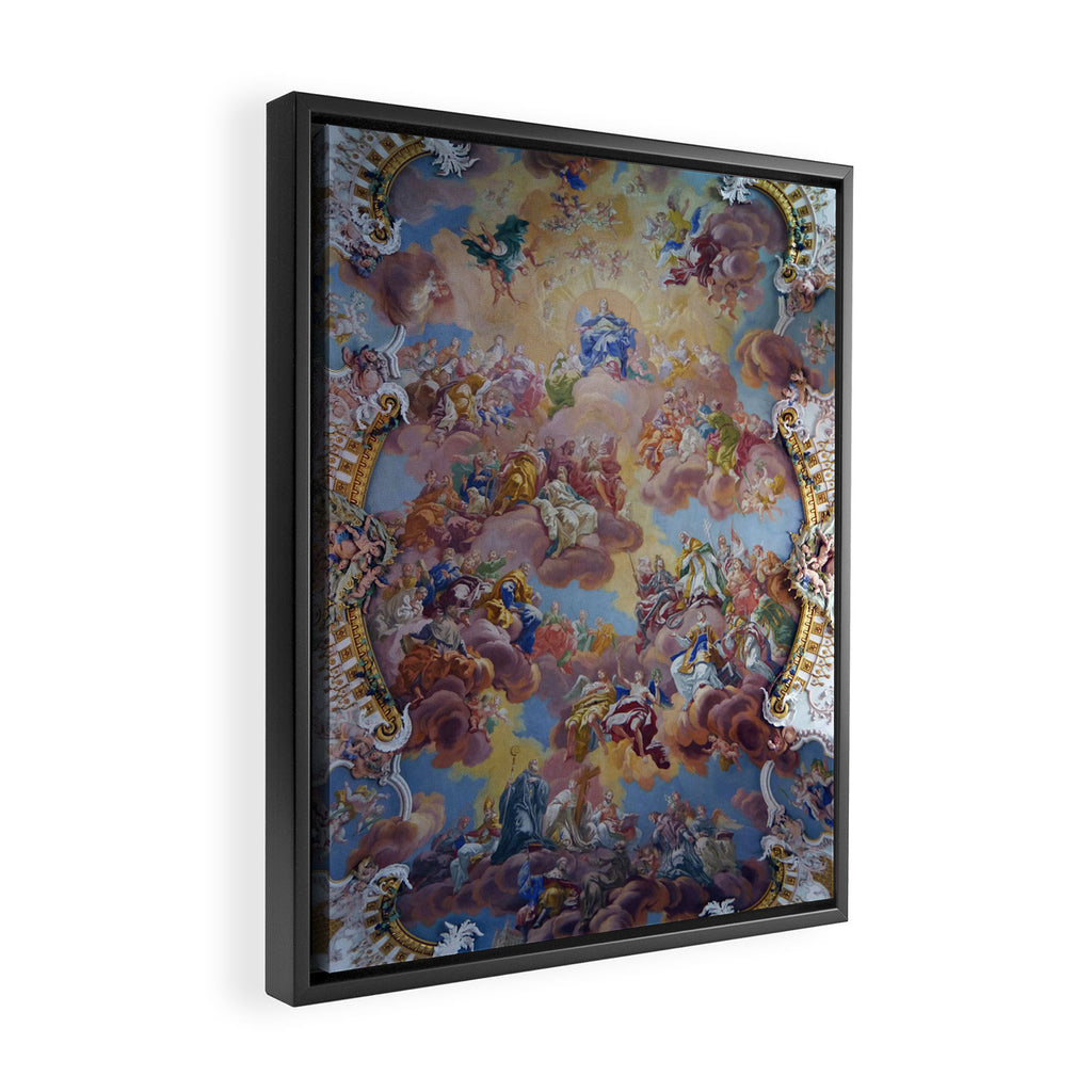 Bartolomeo Altomonte Ceiling fresco Wilhering Abbey Framed Canvas Print Gallery Image 2
