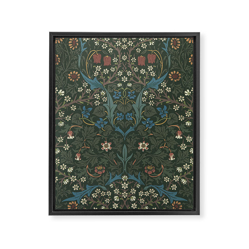 Blackthorn - William Morris Framed Canvas Print Gallery Image 6