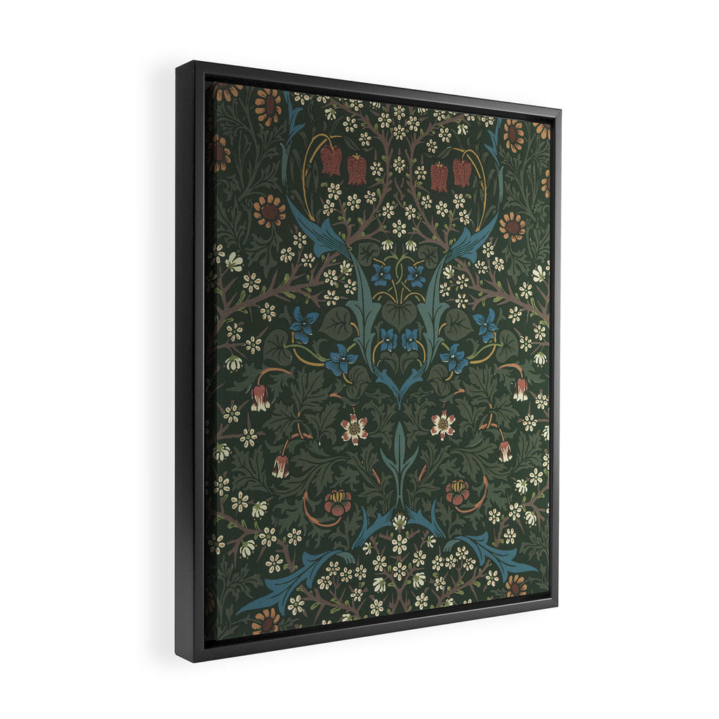Blackthorn - William Morris Framed Canvas Print Gallery Image 2