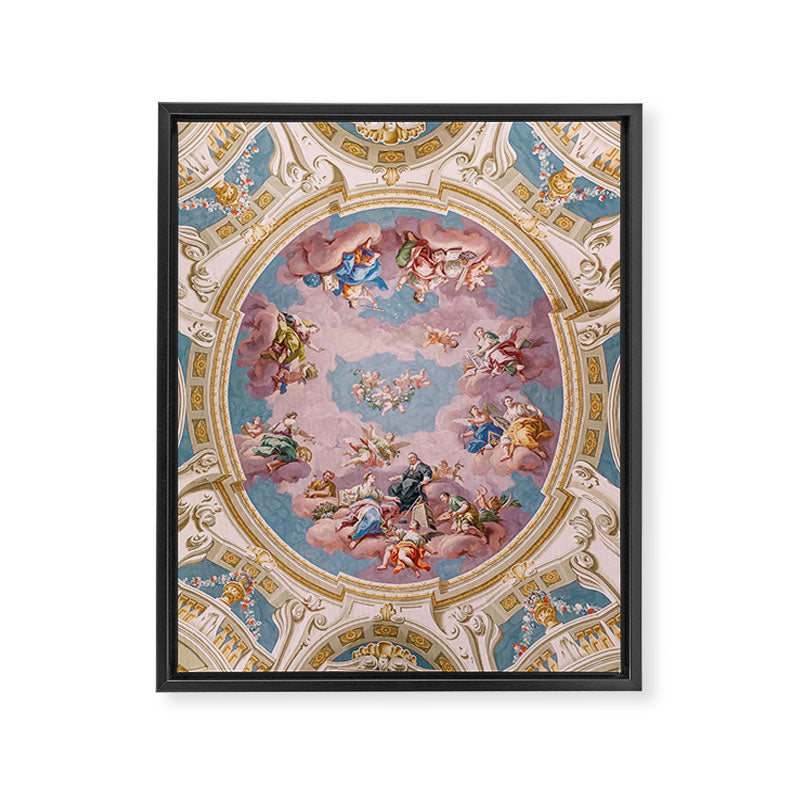 Ceiling Fresco Bartolomeo Altomonte Admont Abbey Framed Canvas Print Gallery Image 6