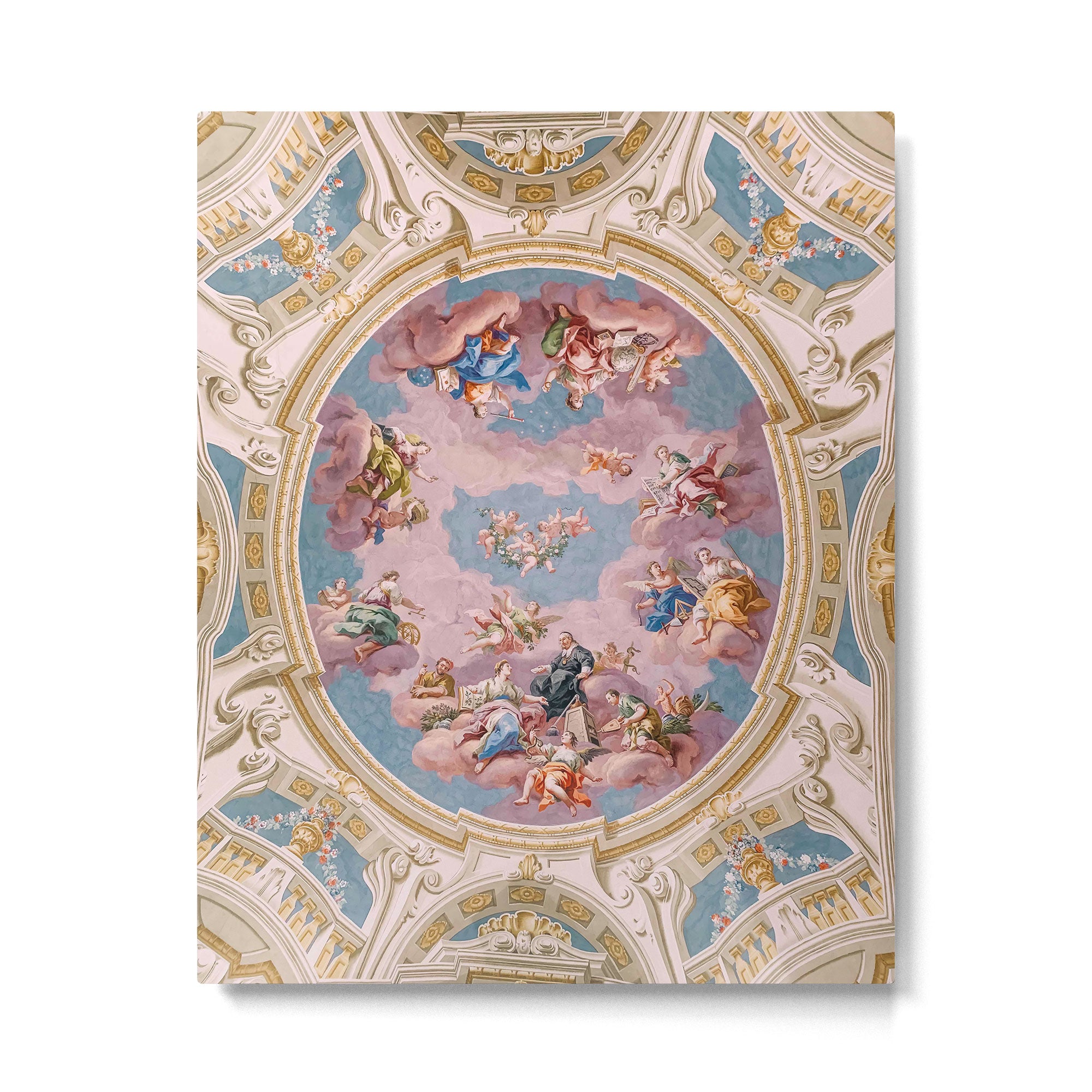 Ceiling Fresco Bartolomeo Altomonte Admont Abbey Metal Print Gallery Image 4