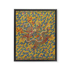 Chinese Dragon Wrapper for the Tapestry Scroll Mingling of Clear and Muddy Water at the Junction of the Jing and Wei Rivers  Framed Canvas Print Gallery Image 8