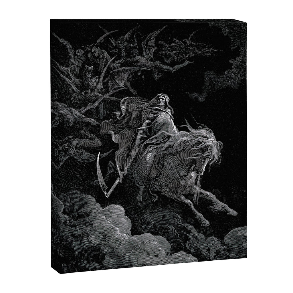 Death on the Pale Horse- Gustave Dore Canvas Print Gallery Image 6