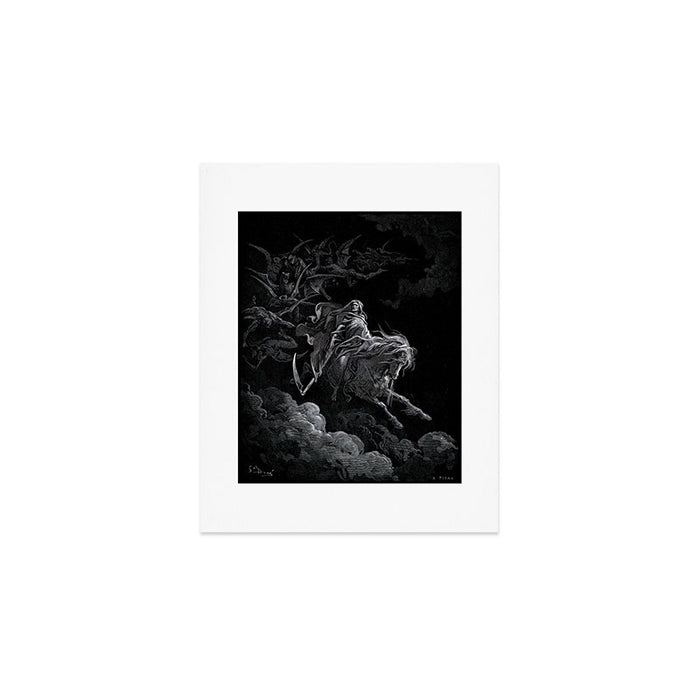 Death on the Pale Horse- Gustave Dore Art Print Gallery Image 1