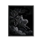 Death on the Pale Horse- Gustave Dore Framed Canvas Print Gallery Image 6