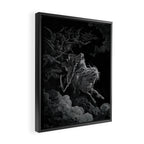 Death on the Pale Horse- Gustave Dore Framed Canvas Print Gallery Image 2