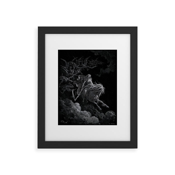 Death on the Pale Horse- Gustave Dore Framed Art Print Gallery Image 1