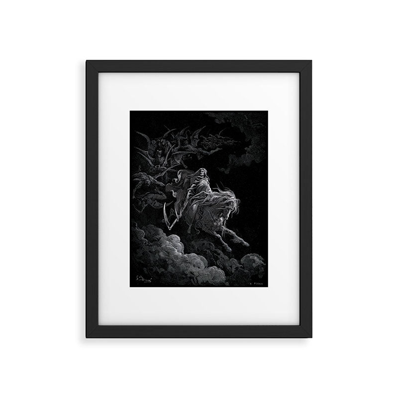 Death on the Pale Horse- Gustave Dore Framed Art Print Gallery Image 5