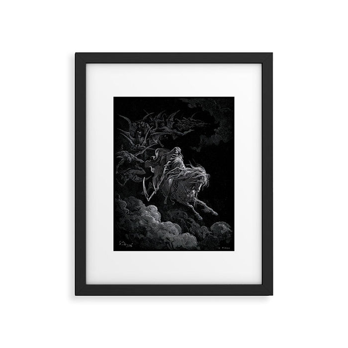Death on the Pale Horse- Gustave Dore Framed Art Print Gallery Image 1