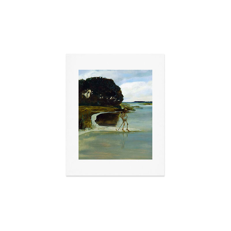 Death Peeing - Max Klinger Art Print Gallery Image 1