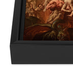 Fall of the Rebel Angels Renaissance Painting Framed Canvas Print Gallery Image 3