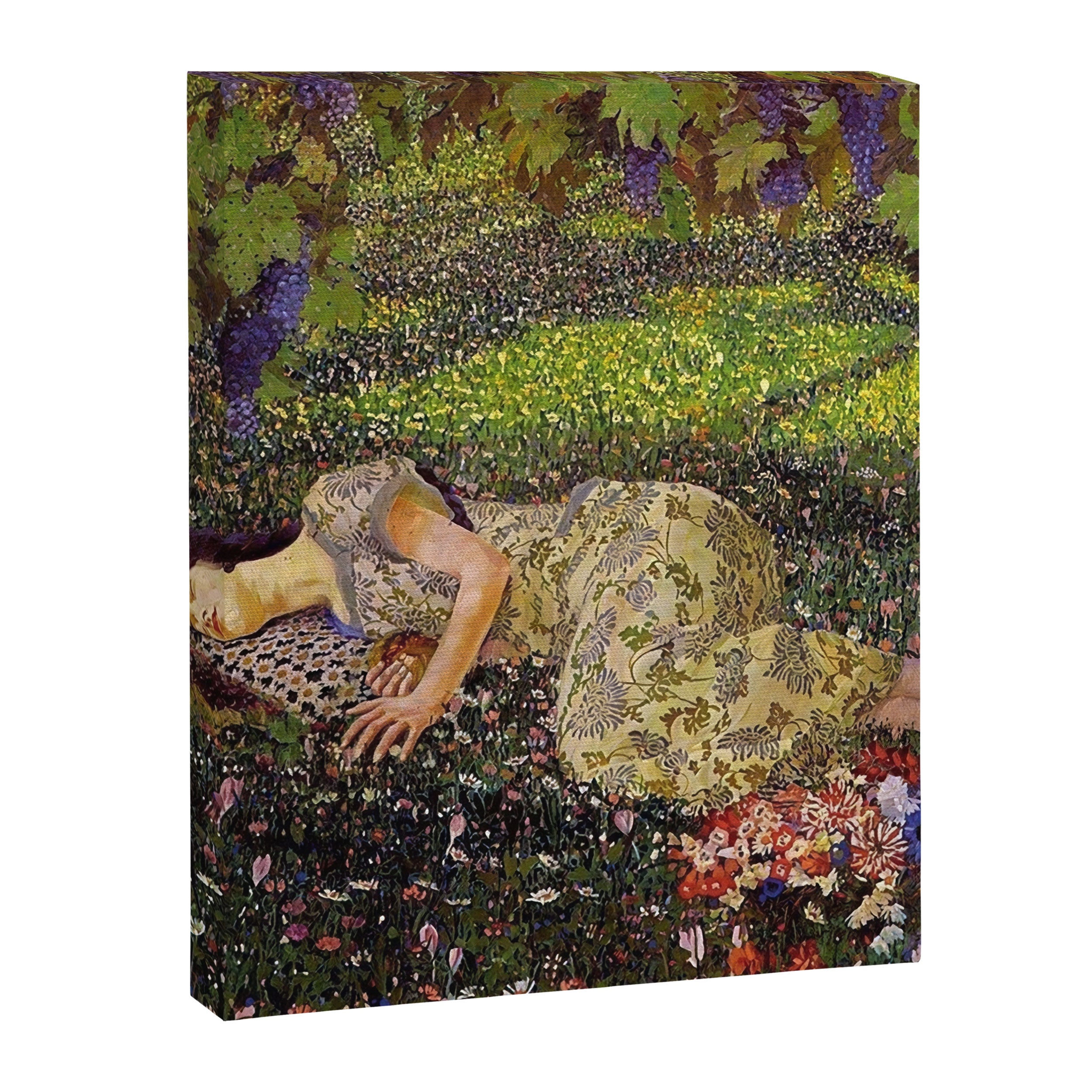 Felice Casorati âIl Sogno Del Melogranoâ (The Dream of the Pomegranate), 1912 Canvas Print Gallery Image 8