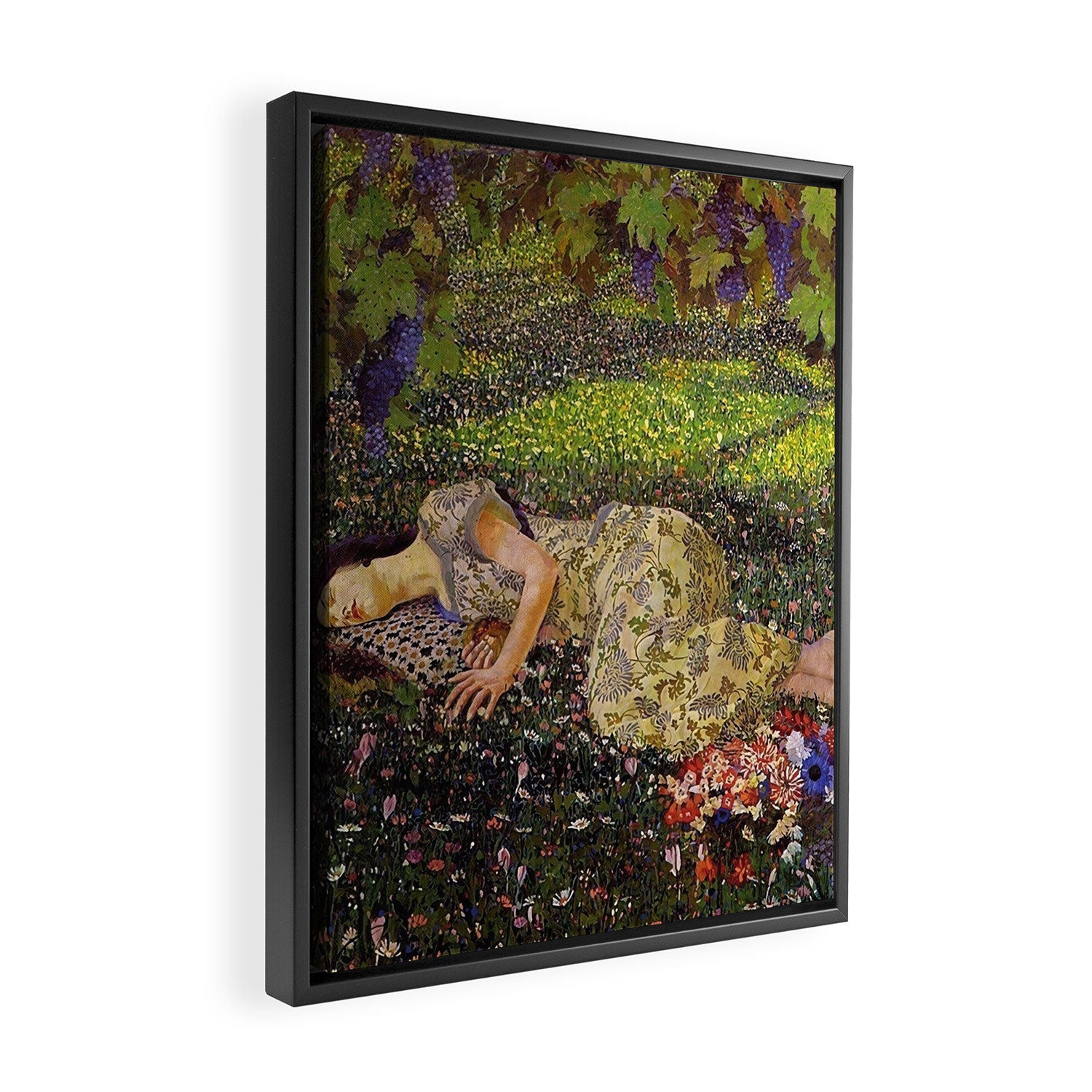 Felice Casorati âIl Sogno Del Melogranoâ (The Dream of the Pomegranate), 1912 Framed Canvas Print Gallery Image 2