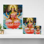 Goddess Lakshmi Hindu Canvas Print Gallery Image 3