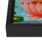 Goddess Lakshmi Hindu Framed Canvas Print Gallery Image 3