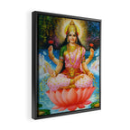 Goddess Lakshmi Hindu Framed Canvas Print Gallery Image 2