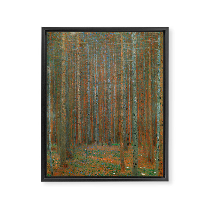 Gustav Klimt - Tannenwald I (Pine Forest I) Framed Canvas Print Gallery Image 1