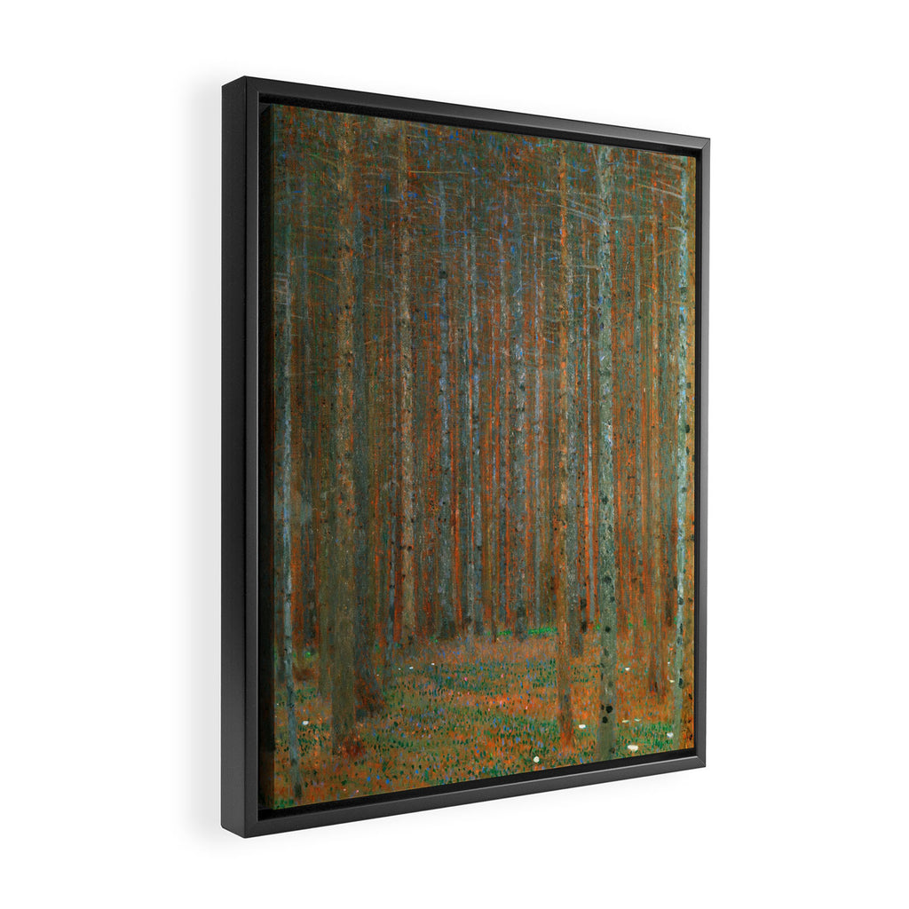 Gustav Klimt - Tannenwald I (Pine Forest I) Framed Canvas Print Gallery Image 2