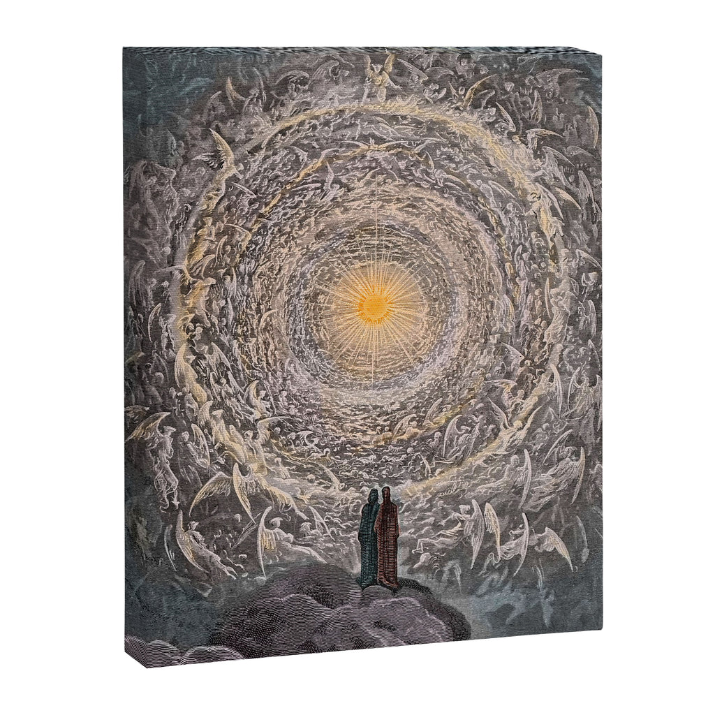 Gustave Dore - The saintly throng form a rose in the empyrean Canvas Print Gallery Image 6