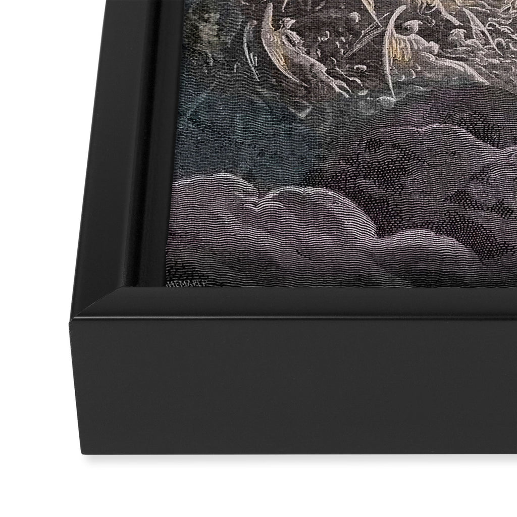 Gustave Dore - The saintly throng form a rose in the empyrean Framed Canvas Print Gallery Image 3