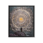Gustave Dore - The saintly throng form a rose in the empyrean Framed Canvas Print Gallery Image 6