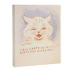 'I Am Happy Because Every One Loves Me' Louis Wain Cat Canvas Print Gallery Image 6