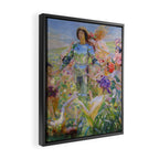 Le Chevalier aux Fleurs -Georges Rochegrosse The Flower Knight Framed Canvas Print Gallery Image 2