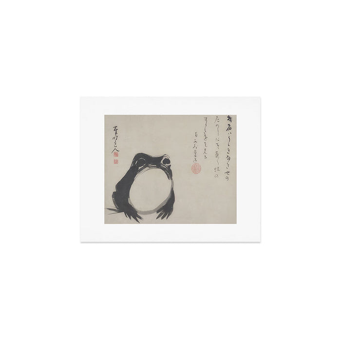 Matsumoto Hoji Frog Japanese Woodblock Art Art Print Gallery Image 1