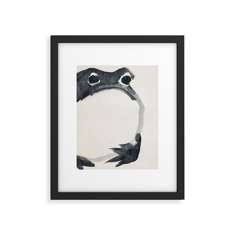 Matsumoto Hoji Frog Painting Framed Art Print Gallery Image 5