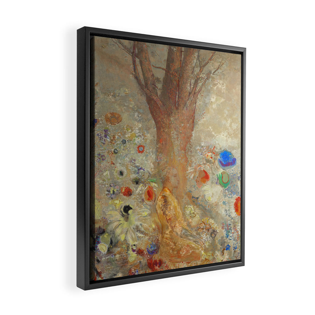 Odilon Redon - The Buddha (1904) Framed Canvas Print Gallery Image 2