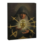 Our Lady of Sorrows Mater Dolorosa Mary Painting Canvas Print Gallery Image 6