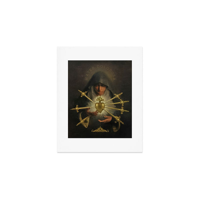 Our Lady of Sorrows Mater Dolorosa Mary Painting Art Print Gallery Image 1