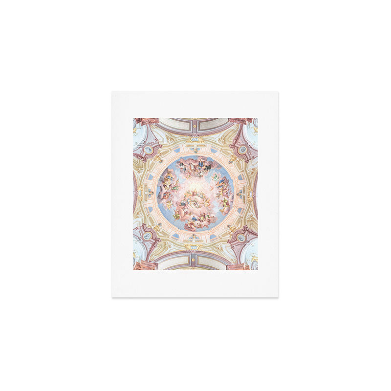 Renaissance Ceiling Painting Gods Angels Fresco Art Print Gallery Image 1