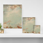 Renaissance Mural Angels in the Clouds Cherubs Painted Ceiling Design Canvas Print Gallery Image 3