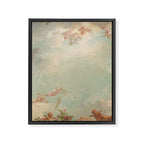 Renaissance Mural Angels in the Clouds Cherubs Painted Ceiling Design Framed Canvas Print Gallery Image 6