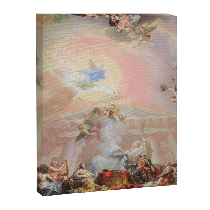 Renaissance Painting Angels Cherubs Aesthetic Allegorical Scene Canvas Print Gallery Image 1