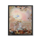 Renaissance Painting Angels Cherubs Aesthetic Allegorical Scene Framed Canvas Print Gallery Image 8