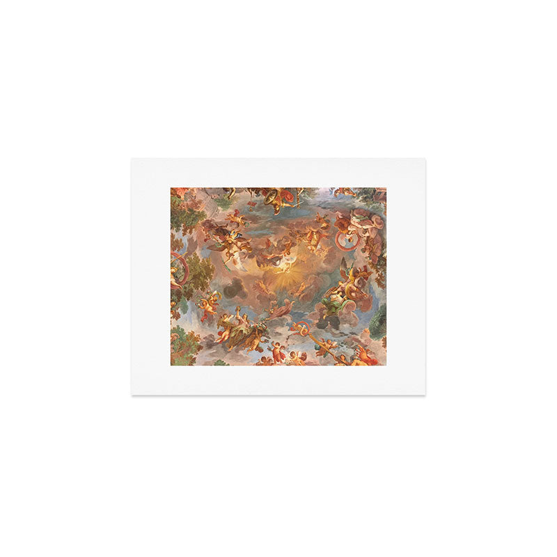 Renaissance Painting Cherubs Rome Fresco Ceiling Art Print