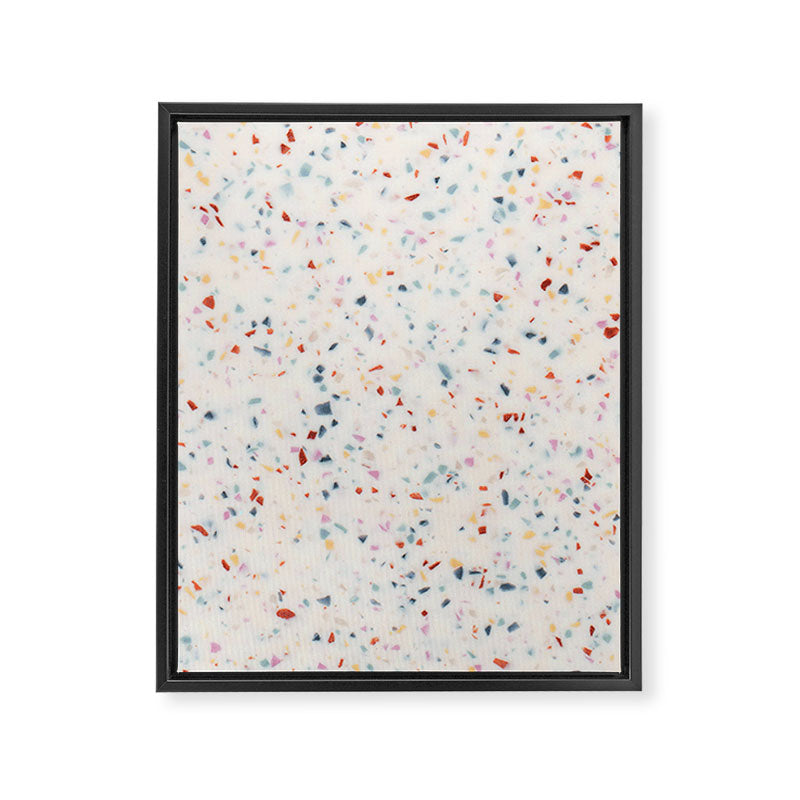 Terrazzo Confetti Print Framed Canvas Print Gallery Image 8