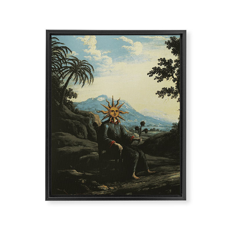 The alchemist who has achieved illumination Framed Canvas Print Gallery Image 6