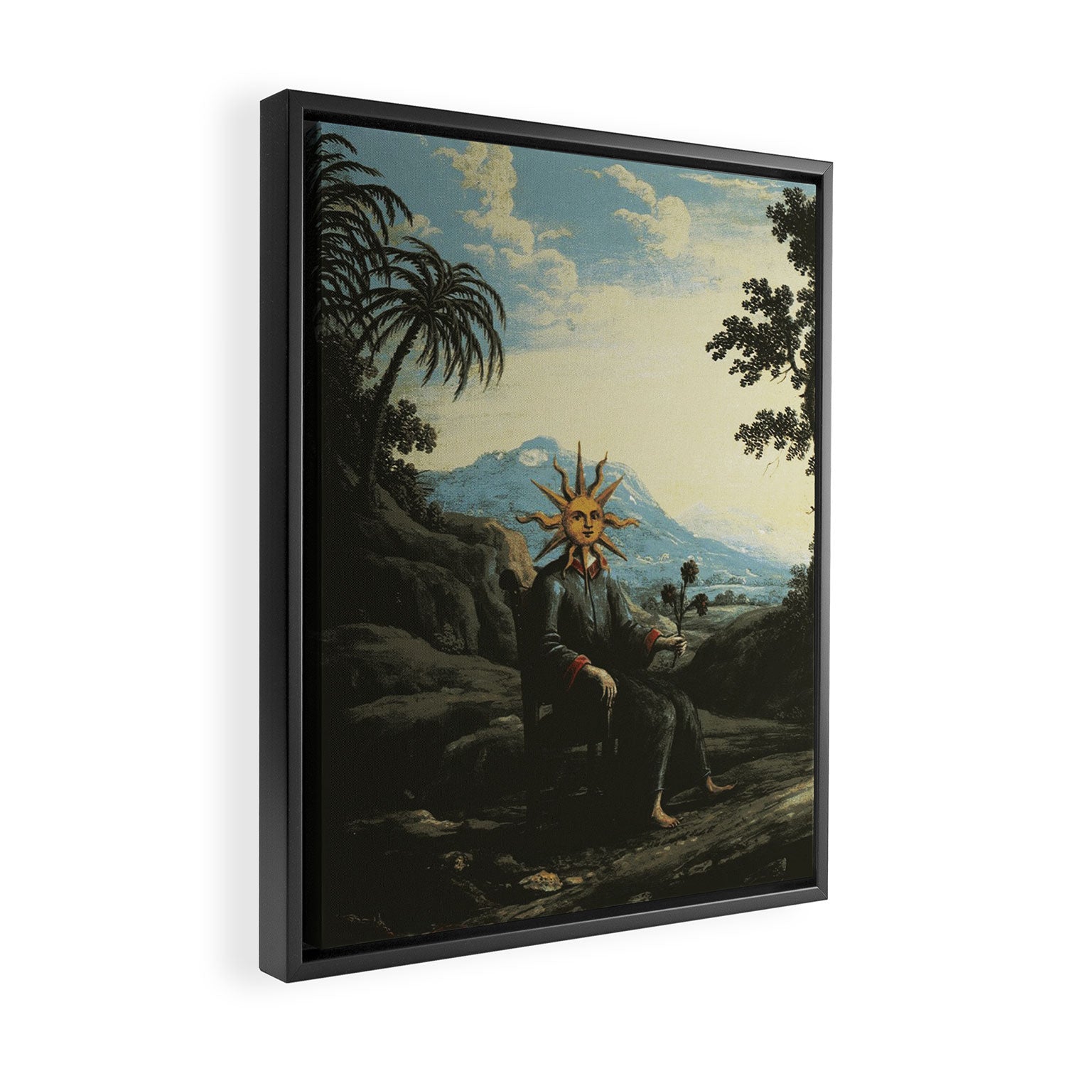 The alchemist who has achieved illumination Framed Canvas Print Gallery Image 2