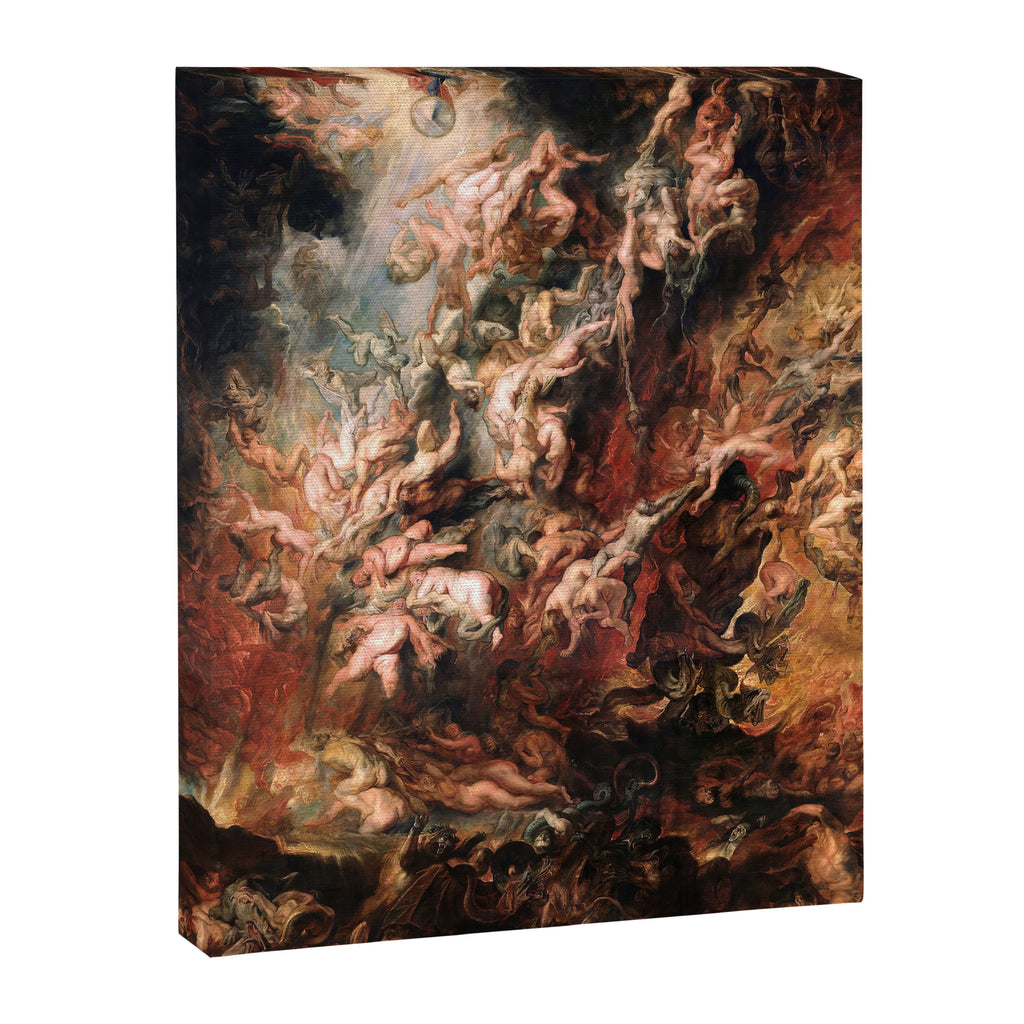 The Fall of the Damned - Peter Paul Rubens 1620 Canvas Print Gallery Image 6