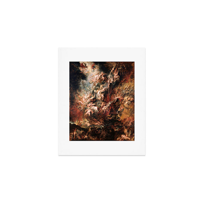 The Fall of the Damned - Peter Paul Rubens 1620 Art Print Gallery Image 1