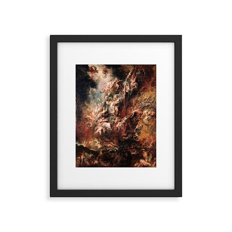 The Fall of the Damned - Peter Paul Rubens 1620 Framed Art Print Gallery Image 5