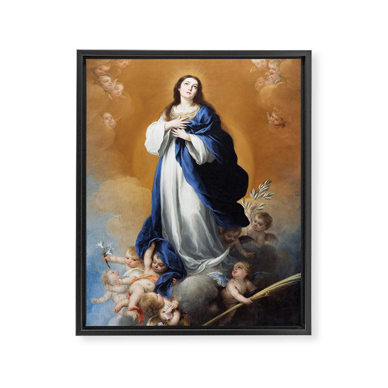 The Immaculate Conception Framed Canvas Print Gallery Image 6